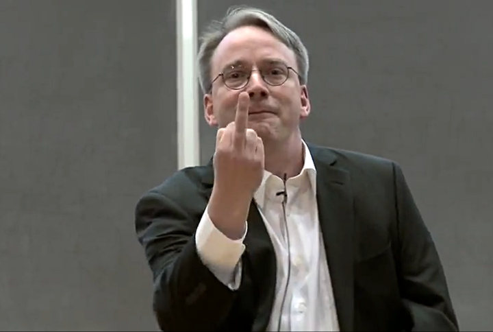Linus Torvalds Flipping NVIDIA Off Wide.jpg